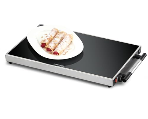 Warmhalteplatte WPR 307/E - Gastro, Edelstahl, 300 Watt, Sicherheits-Floatglas, stufenlos regelbar 40-105 °C, Fläche 53 x 32,5 cm, für Behälter 1/1 GN Format, Ein-/Ausschalter, Made in Germany Warmhalteplatte WPR 307/E - Gastro, Edelstahl, 300 Watt, Sicherheits-Floatglas, stufenlos regelbar 40-105 °C, Fläche 53 x 32,5 cm, für Behälter 1/1 GN Format, Ein-/Ausschalter, Made in Germany von Rommelsbacher