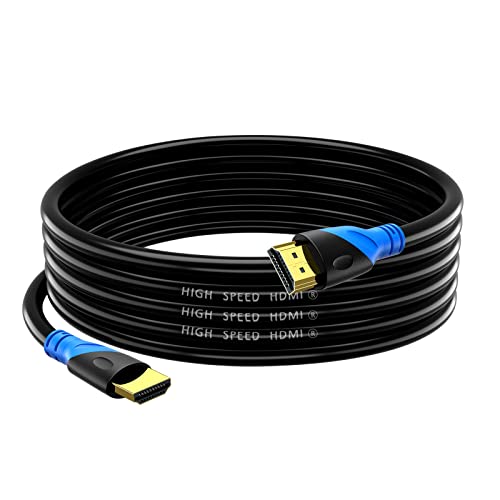 Rommisie 4K/60HZ HDMI Kabel 7m (HDMI 2.0,18Gbps) Ultra High Speed vergoldete Anschlüsse,Ethernet Audio Return Video 4K, Full HD1080p, 3D-kompatibel Blu-Ray Laptop PS3 PS5 PS9 PC HDTV von Rommisie