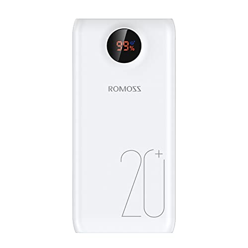 Romoss YKMS01924/SW20-301-02 SW20 Pro Powerbank (Zusatzakku) Li-Ion 20000 mAh YKMS01924, 5 V, Schwarz von Romoss