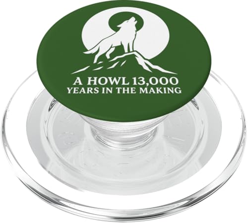 Dire Wolf Comeback - DNA, A Howl 13000 Years In The Making PopSockets PopGrip für MagSafe von Romulus, Remus, Khaleesi, Dire Wolf Extinction