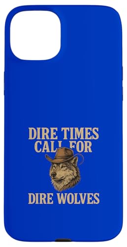 Dire Wolf Comeback - DNA, DIRE TIMES CALL FOR DIRE WOLVES Hülle für iPhone 15 Plus von Romulus, Remus, Khaleesi, Dire Wolf Extinction
