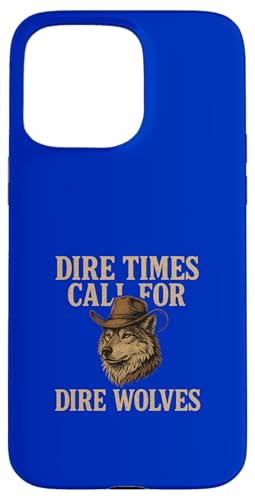 Dire Wolf Comeback - DNA, DIRE TIMES CALL FOR DIRE WOLVES Hülle für iPhone 15 Pro Max Dire Wolf Comeback - DNA, DIRE TIMES CALL FOR DIRE WOLVES Hülle für iPhone 15 Pro Max von Romulus, Remus, Khaleesi, Dire Wolf Extinction