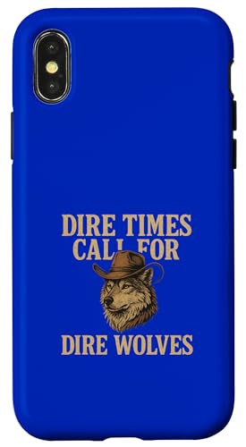Dire Wolf Comeback - DNA, DIRE TIMES CALL FOR DIRE WOLVES Hülle für iPhone X/XS Dire Wolf Comeback - DNA, DIRE TIMES CALL FOR DIRE WOLVES Hülle für iPhone X/XS von Romulus, Remus, Khaleesi, Dire Wolf Extinction