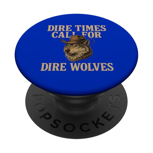 Dire Wolf Comeback - DNA, DIRE TIMES CALL FOR DIRE WOLVES PopSockets Klebender PopGrip Dire Wolf Comeback - DNA, DIRE TIMES CALL FOR DIRE WOLVES PopSockets Klebender PopGrip von Romulus, Remus, Khaleesi, Dire Wolf Extinction