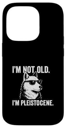 Dire Wolf Comeback - I'm Not Old I'm Pleistocene (ICE AGE) Hülle für iPhone 14 Pro von Romulus, Remus, Khaleesi, Dire Wolf Extinction