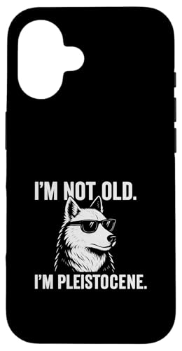 Dire Wolf Comeback - I'm Not Old I'm Pleistocene (ICE AGE) Hülle für iPhone 16 von Romulus, Remus, Khaleesi, Dire Wolf Extinction