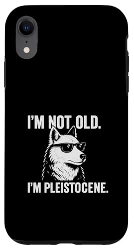 Dire Wolf Comeback - I'm Not Old I'm Pleistocene (ICE AGE) Hülle für iPhone XR von Romulus, Remus, Khaleesi, Dire Wolf Extinction