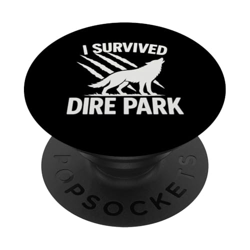 Dire Wolf Comeback - Lustig, DNA, I Survived Dire Park PopSockets Klebender PopGrip Dire Wolf Comeback - Lustig, DNA, I Survived Dire Park PopSockets Klebender PopGrip von Romulus, Remus, Khaleesi, Dire Wolf Extinction