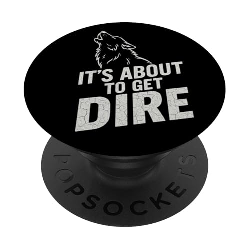 Dire Wolf Comeback - Lustig, DNA, It's About To Get Dire PopSockets Klebender PopGrip Dire Wolf Comeback - Lustig, DNA, It's About To Get Dire PopSockets Klebender PopGrip von Romulus, Remus, Khaleesi, Dire Wolf Extinction