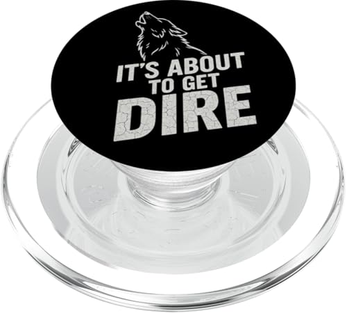 Dire Wolf Comeback - Lustig, DNA, It's About To Get Dire PopSockets PopGrip für MagSafe Dire Wolf Comeback - Lustig, DNA, It's About To Get Dire PopSockets PopGrip für MagSafe von Romulus, Remus, Khaleesi, Dire Wolf Extinction