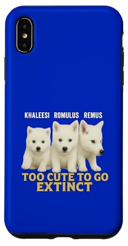 Dire Wolf Comeback - Lustig, DNA, Too Cute To Go Extinct Hülle für iPhone XS Max Dire Wolf Comeback - Lustig, DNA, Too Cute To Go Extinct Hülle für iPhone XS Max von Romulus, Remus, Khaleesi, Dire Wolf Extinction