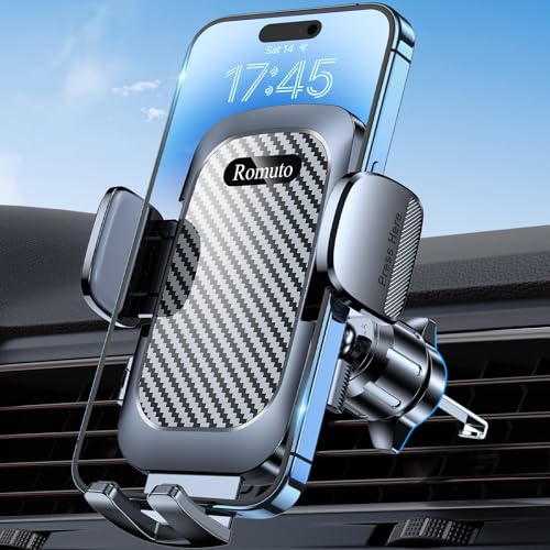 Romuto Kfz-Handyhalterung für das Auto, verbesserter Clip, Handy-Ständer für das Auto, dicke Hüllen, Handyhalterung für iPhone, Smartphone, Kfz-Halterungen, universell von Romuto