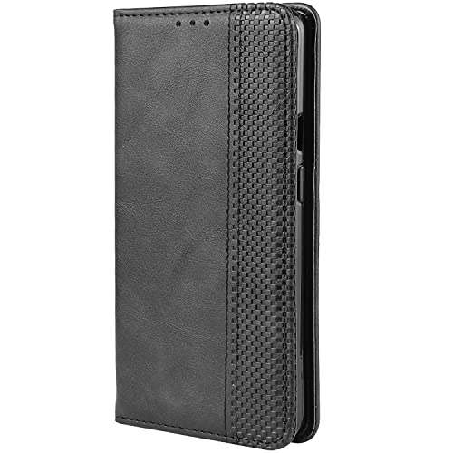 RonRun Huawei nova 11 Hülle Flip PU Leder Magnet Handyhülle mit Wallet Case Klappen Ständer Stoßfest Schutzhülle Kompatible für Huawei nova 11, schwarz von RonRun