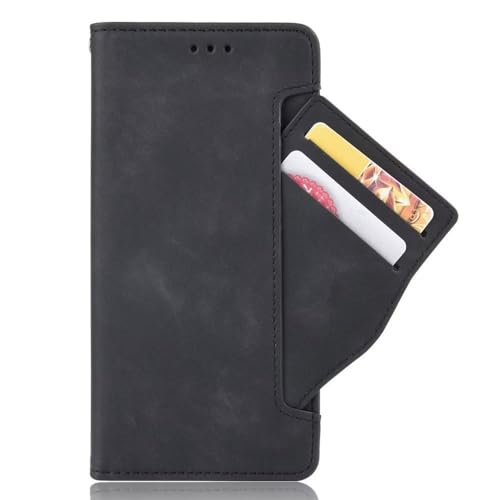 RonRun Hülle für Xiaomi Redmi 13C/ Poco C65 Kompatibel Flip Wallet Handyhülle Premium PU Leder Schutzhülle mit Ständer Funktion Stoßfest Hülle schwarz von RonRun