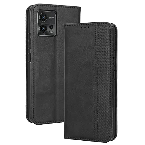 RonRun Motorola Moto G72 Hülle Flip PU Leder Magnet Handyhülle mit Wallet Case Klappen Ständer Stoßfest Schutzhülle Kompatible für Motorola Moto G72, schwarz RonRun Motorola Moto G72 Hülle Flip PU Leder Magnet Handyhülle mit Wallet Case Klappen Ständer Stoßfest Schutzhülle Kompatible für Motorola Moto G72, schwarz von RonRun