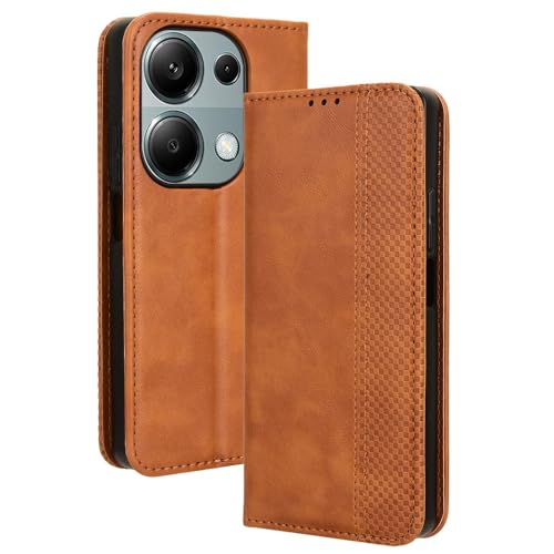 RonRun Xiaomi Poco M6 Pro 4G Hülle Flip PU Leder Magnet Handyhülle mit Wallet Case Klappen Ständer Stoßfest Schutzhülle Kompatible für Xiaomi Poco M6 Pro 4G, braun RonRun Xiaomi Poco M6 Pro 4G Hülle Flip PU Leder Magnet Handyhülle mit Wallet Case Klappen Ständer Stoßfest Schutzhülle Kompatible für Xiaomi Poco M6 Pro 4G, braun von RonRun