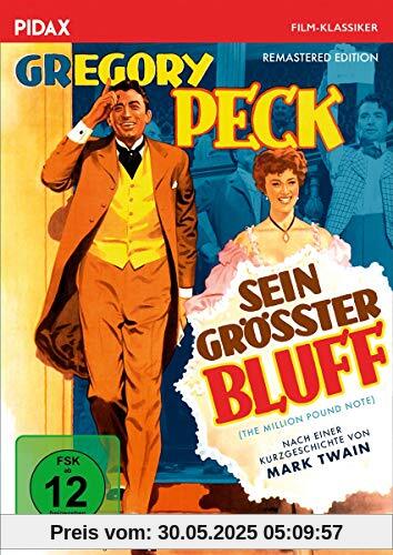 Sein größter Bluff - Remastered Edition (The Million Pound Note) / Kult-Komödie frei nach Mark Twain mit Gregory Peck (Pidax Film-Klassiker) von Ronald Neame