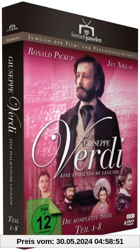 Giuseppe Verdi - Eine italienische Legende: Teil 1-8 (Fernsehjuwelen) [4 DVDs] von Ronald Pickup