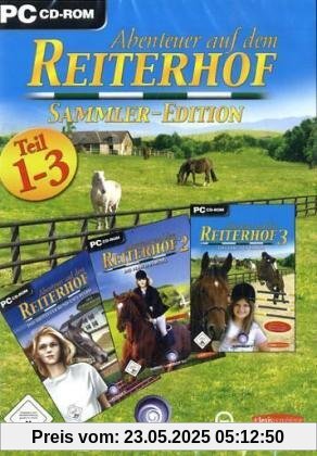 Abenteuer auf dem Reiterhof, Sammler-Edition, Teil 1-3, CD-ROM Für Windows 98, ME, 2000, XP von Rondomedia