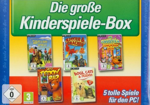 Die große Kinderspiele-Box (5 tolle Spiele für den PC) von Rondomedia