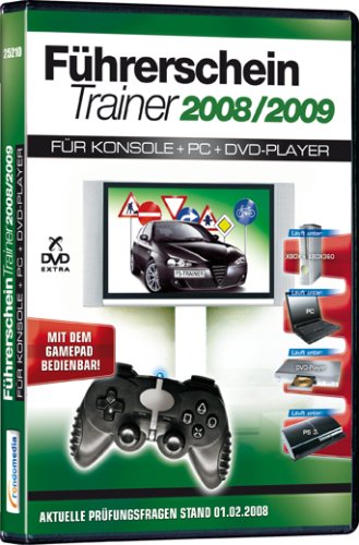 Führerscheintrainer 2008/2009 Für Konsole + DVD-Player von rondomedia