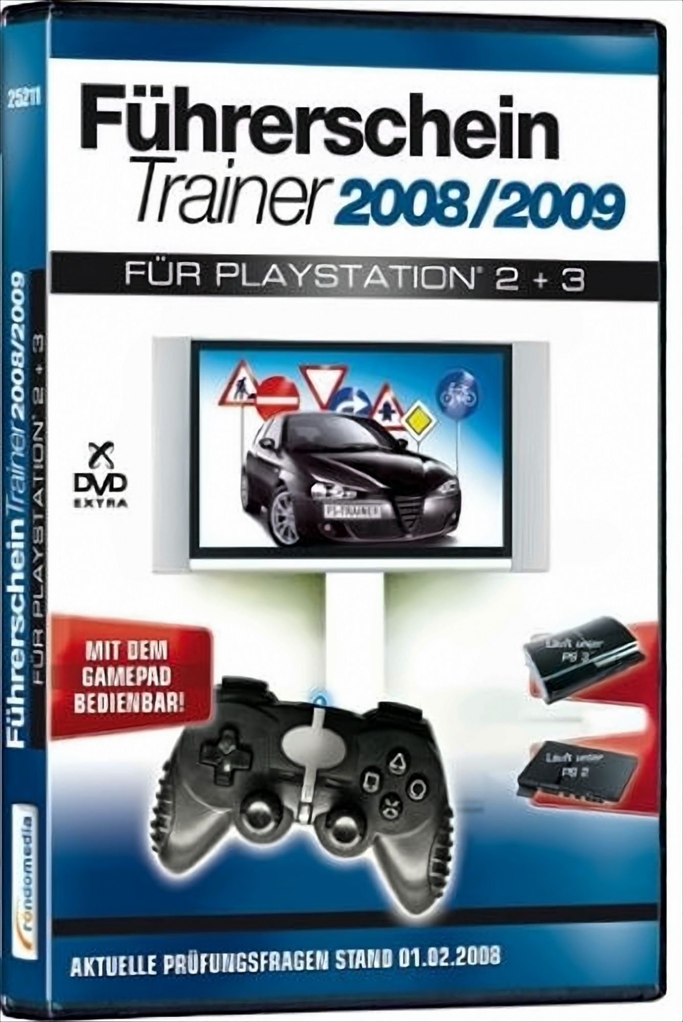 Führerscheintrainer 2008/2009 Für PS2/PS3 von Rondomedia