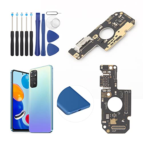 Ladebuchse Kompatibel mit Xiaomi Redmi Note 11/11S USB Dock Connector für Poco M4 PRO 4G Flexkabel Ladeport Ladebuchse Ersatz von RongZy