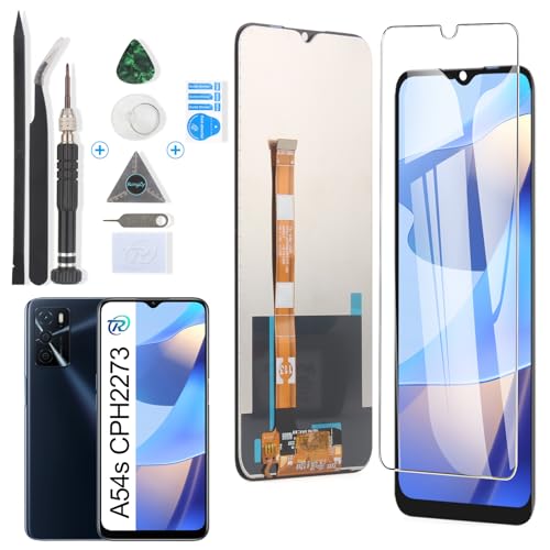 RongZy Display für Oppo A54s LCD Bildschirmersatz Digitizer Touchscreen Montiert Ersatz mit Werkzeugen(Schwarz) von RongZy