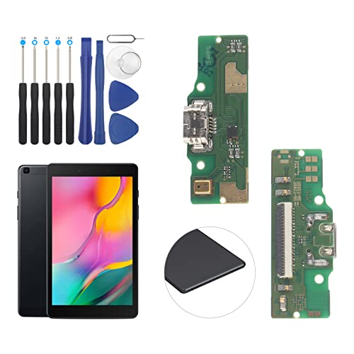 RongZy Dock Connector für Samsung Galaxy Tab A 8.0 2019 SM-T290 Ladebuchse mit Flex Kabel kompatibel mit Galaxy Tab A 8.0 USB Typ C Ladeport Ersatz von RongZy