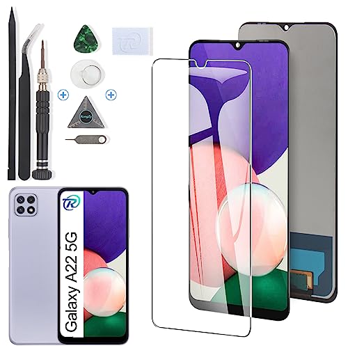 RongZy Ersatz Display Kompatibel für Samsung Galaxy A22 5G A226 Touchscreen Bildschirm Digitizer Glas Assembly + Reparatur Tools(6.6'') von RongZy