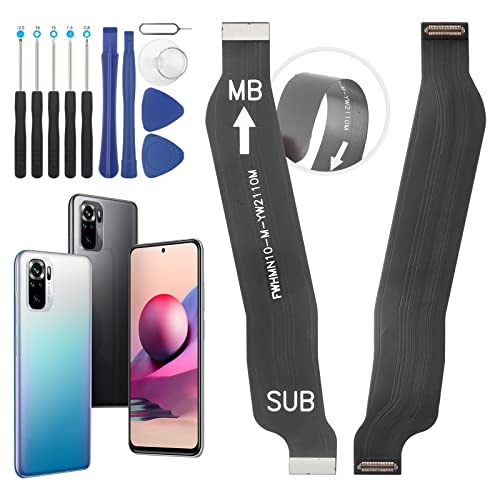 RongZy Flat Flex Kabel Kompatibel mit Xiaomi Redmi Note 10s 4G/Note 10 4G Mainboard FlexKabel für Redmi Note 10s 4G M2101K7BNY Mainboard-Verbindung Ersatz von RongZy