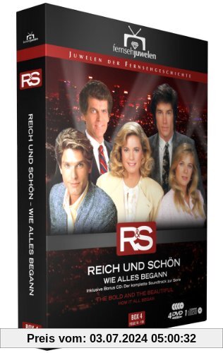 Reich und Schön: Wie alles begann - Box 4, Folgen 76-100 (inkl. Soundtrack) (Fernsehjuwelen) [5 DVDs] von Ronn Moss