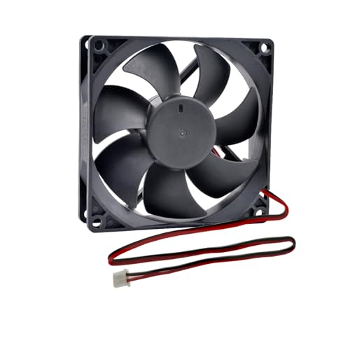 Ronyaoko 92 mm x 92 mm x 25 mm 24 V 0,1 a 9225 Axial Flow Brushless Fall Cooling Fan für PC Computer Kühler von Ronyaoko