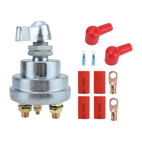 Ronyme 12V 24V Batterie Trennschalter Set Schutz Hohe Strom Trennen für Marine auf Off Schalter RV Yacht Batterie von Ronyme