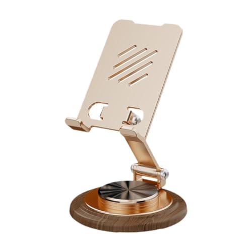 Ronyme 360 -Grad -Rotation Telefonhalter Faltbarer Telefonständer Stabiler tragbares Premium Robustes Zubehör -Telefonhalterung für Schlafzimmer zu Hause, Metallgold Ronyme 360 -Grad -Rotation Telefonhalter Faltbarer Telefonständer Stabiler tragbares Premium Robustes Zubehör -Telefonhalterung für Schlafzimmer zu Hause, Metallgold von Ronyme