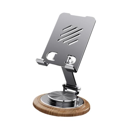 Ronyme 360 -Grad -Rotation Telefonhalter Faltbarer Telefonständer Stabiler tragbares Premium Robustes Zubehör -Telefonhalterung für Schlafzimmer zu Hause, Metallgrau Ronyme 360 -Grad -Rotation Telefonhalter Faltbarer Telefonständer Stabiler tragbares Premium Robustes Zubehör -Telefonhalterung für Schlafzimmer zu Hause, Metallgrau von Ronyme