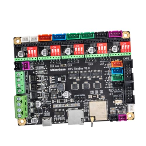 Ronyme 3D-Drucker-Steuerplatine, Druckerzubehör, Mainboard, stabil, flexibel, Mehrzweck-Ersatz für Büro, Buchhandlung Ronyme 3D-Drucker-Steuerplatine, Druckerzubehör, Mainboard, stabil, flexibel, Mehrzweck-Ersatz für Büro, Buchhandlung von Ronyme