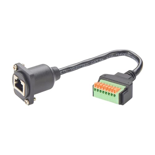 Ronyme 8P8C-Ethernet-Anschlusskabel mit Schraubanschluss für 6 5 CCTV AV DVR UTP Board- Zuverlässiger 8P8C-zu-8-Pins-Adapter Ronyme 8P8C-Ethernet-Anschlusskabel mit Schraubanschluss für 6 5 CCTV AV DVR UTP Board- Zuverlässiger 8P8C-zu-8-Pins-Adapter von Ronyme