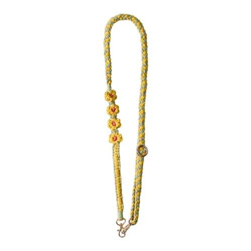 Ronyme Böhmischer Makramee-Umhängegurt, Handy-Lanyards, Blumen-Geldbörsengurt, weiche gewebte Handykette für Handy-Hüllen, Geldbörse, GELB Ronyme Böhmischer Makramee-Umhängegurt, Handy-Lanyards, Blumen-Geldbörsengurt, weiche gewebte Handykette für Handy-Hüllen, Geldbörse, GELB von Ronyme