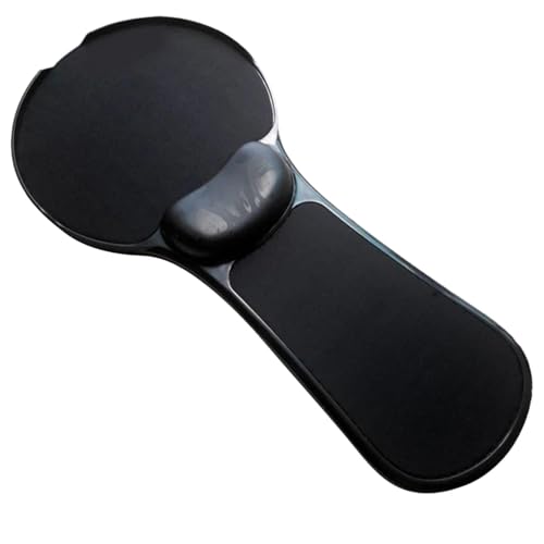 Ronyme Ergonomische Computer-Armlehnen-Handgelenkauflage für Schreibtisch und Stuhl. Doppelter Zweck. Einfache Installation. Stabiles, Schwarz von Ronyme