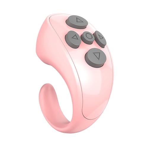 Ronyme Fernbedienung Turner Music Video Controller V53 5 Tasten Wieder aufladbare Fingerfernbedienungsringring -Fingersportregelung, Rosa Ronyme Fernbedienung Turner Music Video Controller V53 5 Tasten Wieder aufladbare Fingerfernbedienungsringring -Fingersportregelung, Rosa von Ronyme