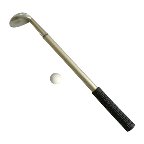 Ronyme Golf-Kugelschreiber, Kugelschreiber in Form eines Golfschlägers, Kugelschreiber mit Perlen, Mini-Golfschläger-Stift für Studenten, Büro, Kinder, Schwarze Mine von Ronyme