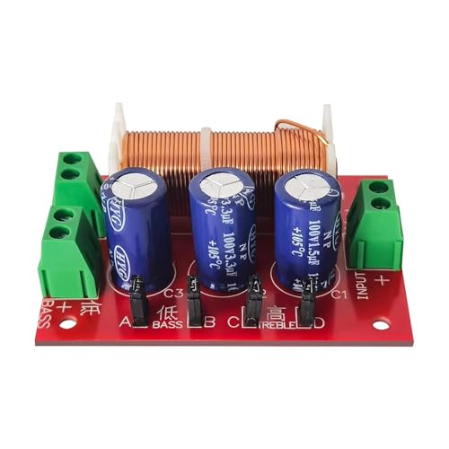Ronyme Lautsprecher-Board 2-Wege-Frequenzweichen Bass-Lautsprecher- Home-Audio-Frequenzweichen DIY Zwei-Wege-Audio-Teiler Ronyme Lautsprecher-Board 2-Wege-Frequenzweichen Bass-Lautsprecher- Home-Audio-Frequenzweichen DIY Zwei-Wege-Audio-Teiler von Ronyme