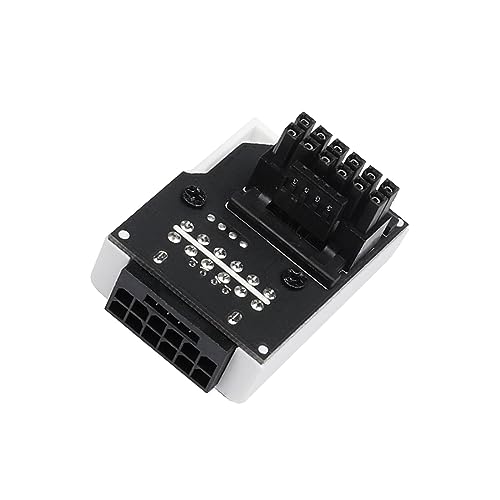 Ronyme Netzteil, Motherboard-Adapter, Lenkungsanschluss, Umdrehen der, Zubehör, 450 W, 1 Stück, langlebig für Desktops, GPU-Grafikkarte, STD Weiß von Ronyme