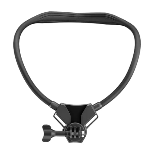 Ronyme Selfie Halterhalterhalterungshalter Halskettenhalter Zubehör mehrere Winkel Kamera -Mount -Gurt Gurtgurt zum Radfahren Vlogging, Ohne Brustgurt von Ronyme