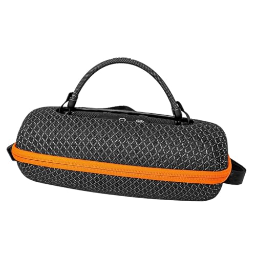 Ronyme Tragbare Aufbewahrungstasche für Lautsprecher, Handtasche, Verstellbarer, Abnehmbarer Riemen, Zubehörhalter, Hartschalenkoffer für Reisen, Angeln, Orange Ronyme Tragbare Aufbewahrungstasche für Lautsprecher, Handtasche, Verstellbarer, Abnehmbarer Riemen, Zubehörhalter, Hartschalenkoffer für Reisen, Angeln, Orange von Ronyme