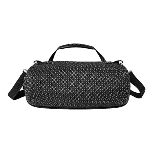 Ronyme Tragbare Aufbewahrungstasche für Lautsprecher, Handtasche, Verstellbarer, Abnehmbarer Riemen, Zubehörhalter, Hartschalenkoffer für Reisen, Angeln, Schwarz Ronyme Tragbare Aufbewahrungstasche für Lautsprecher, Handtasche, Verstellbarer, Abnehmbarer Riemen, Zubehörhalter, Hartschalenkoffer für Reisen, Angeln, Schwarz von Ronyme