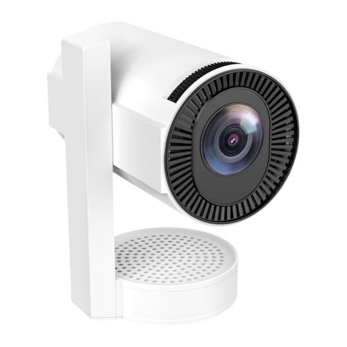 Ronyme Tragbarer Projektor Outdoor 1280x720p EU 220V Stecker Mehrzweck mit Lautsprecher mit Fernbedienung für Wohnheimstudienraum von Ronyme