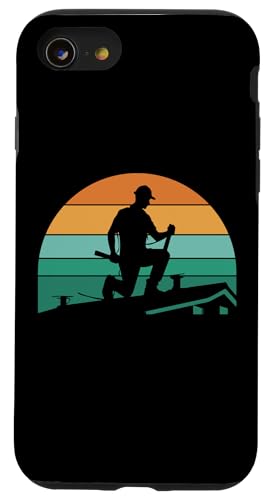 Hülle für iPhone SE (2020) / 7 / 8 Dachdecker Reparatur Schindeln Häuser Befestigung Dächer von Roofer Dad Roof Repair House Fixing Wear
