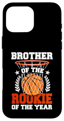 Brother Of Rookie 1. Basketball Geburtstag Thema Matching Hülle für iPhone 16 Pro Max Brother Of Rookie 1. Basketball Geburtstag Thema Matching Hülle für iPhone 16 Pro Max von Rookie Of The Year Family Basketball Birthday Kids